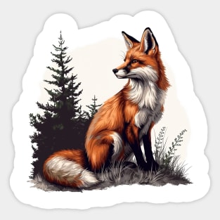 Fox Lovers Sticker